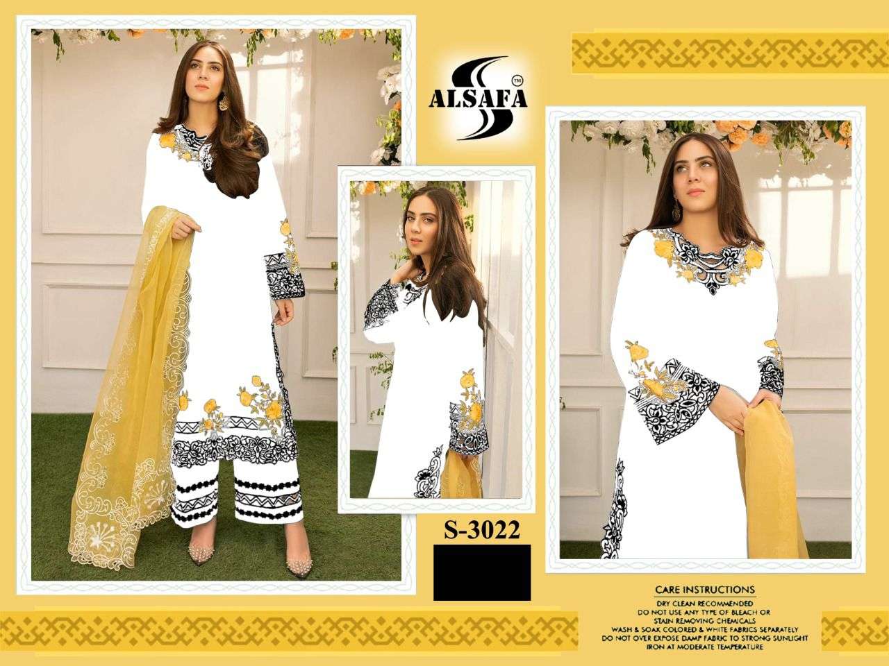 Al Safa S 3022 Edition Styles Designer Kurti Pent With Dupatta Wholesaler