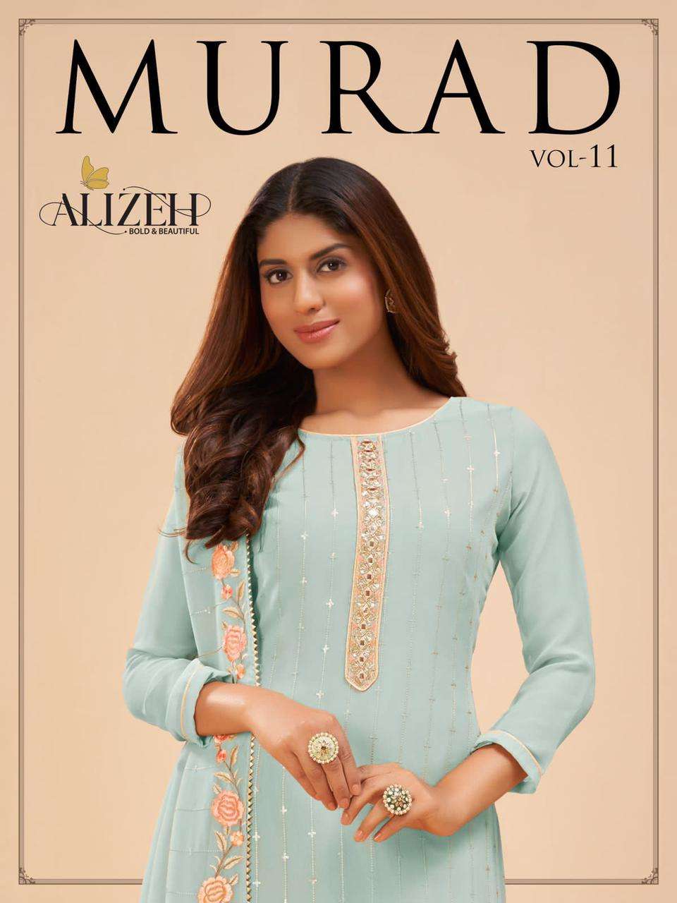 Alizeh Murad Vol 11 Festive Wear Georgette Styles Salwar Suit Supplier