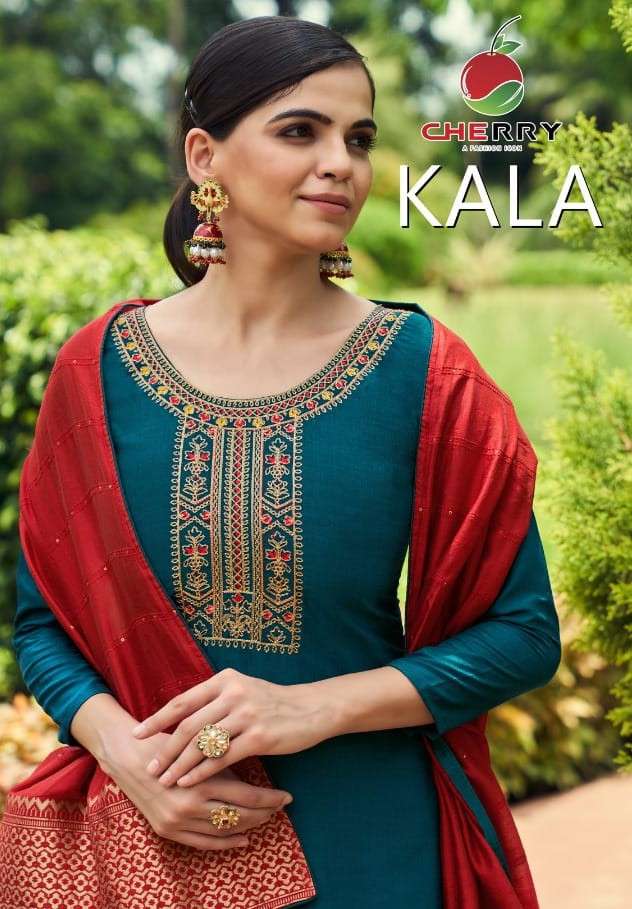 Cherry Kala Exclusive Parampara Silk Salwar Suit Collection