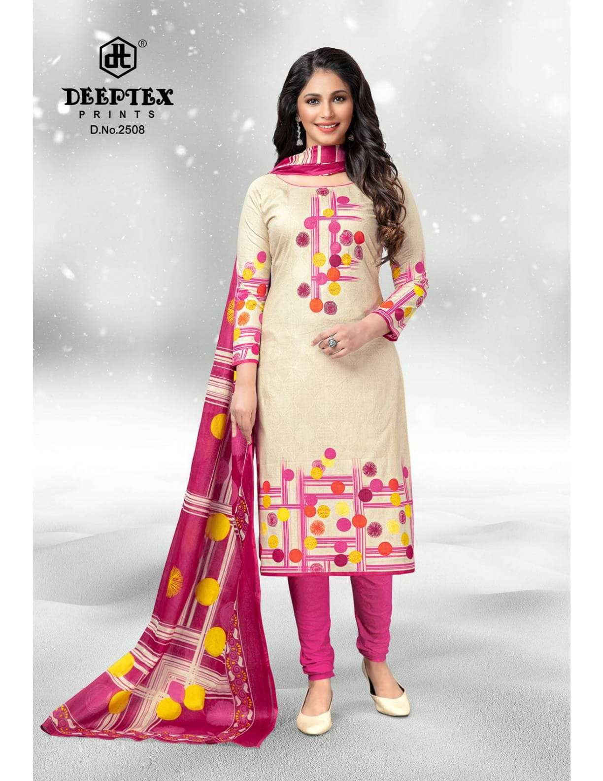Deeptex Chiefguest Vol 25 Printed Cotton Drees Material Exporter
