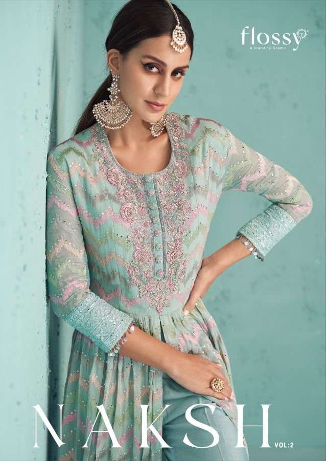 Flossy Naksh Vol 2 Designer Party Ready to Wear Dress Collection 