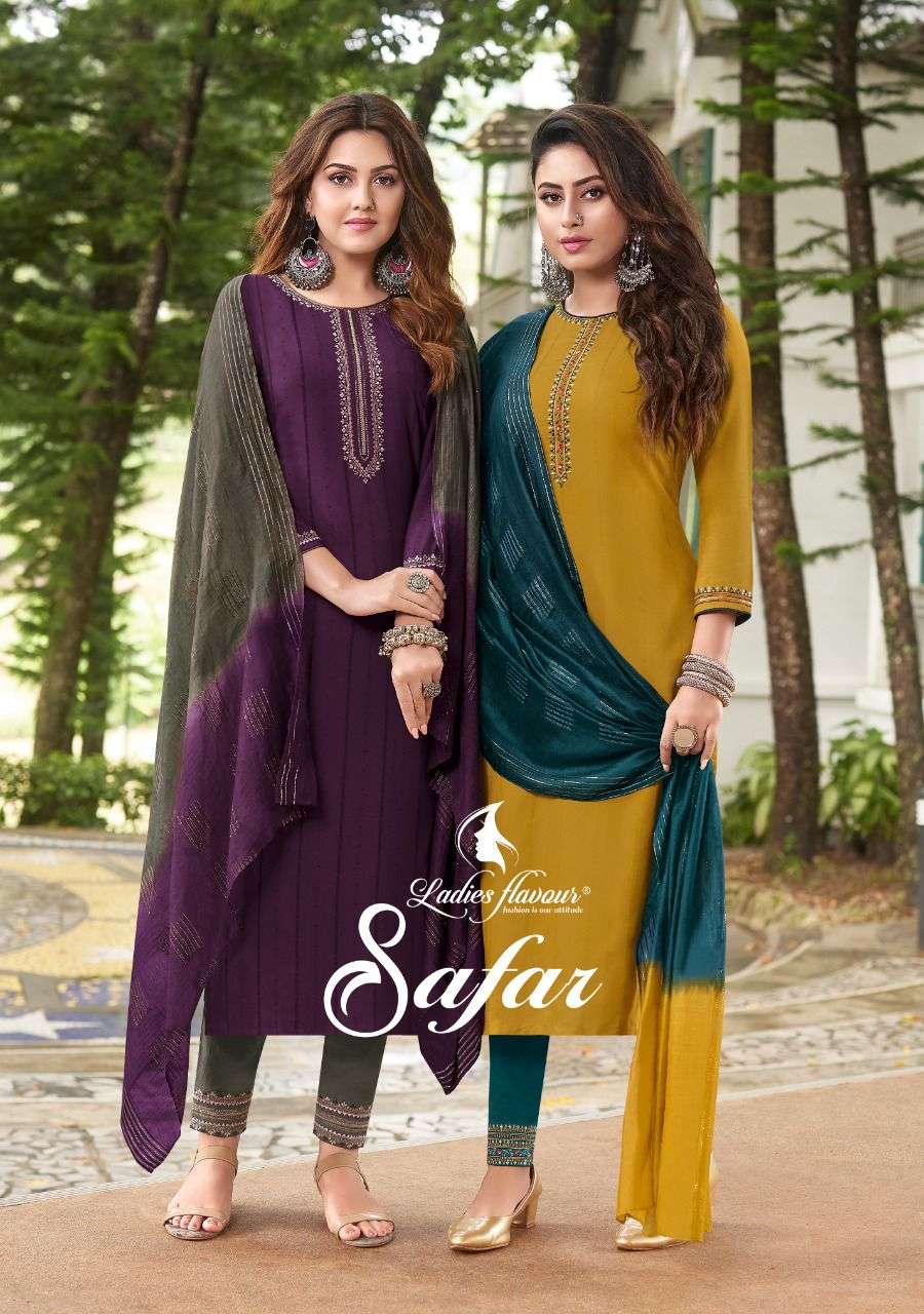 Ladies Flavour Safar Fancy readymade 3 Piece Set new Collection
