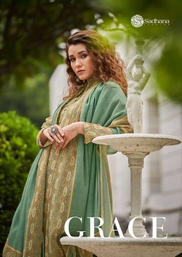 Sadhana Grace Exclusive Pashmina Winter Wear Salwar kameez Collection