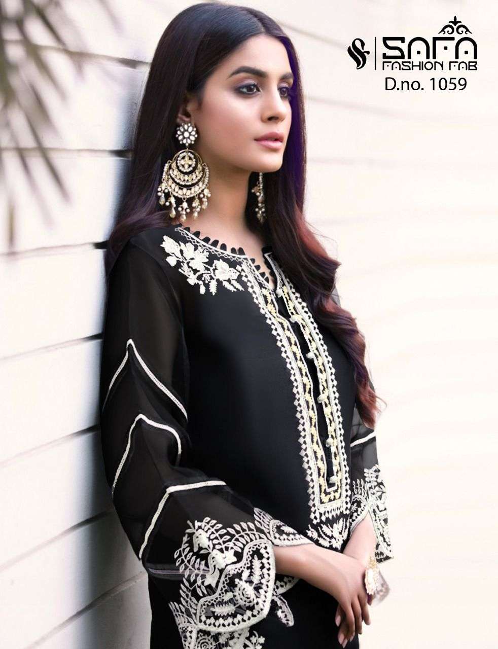 Safa Fashion Fab 1059 Fancy Pakistani Pattern Readymade 3 Piece Sets