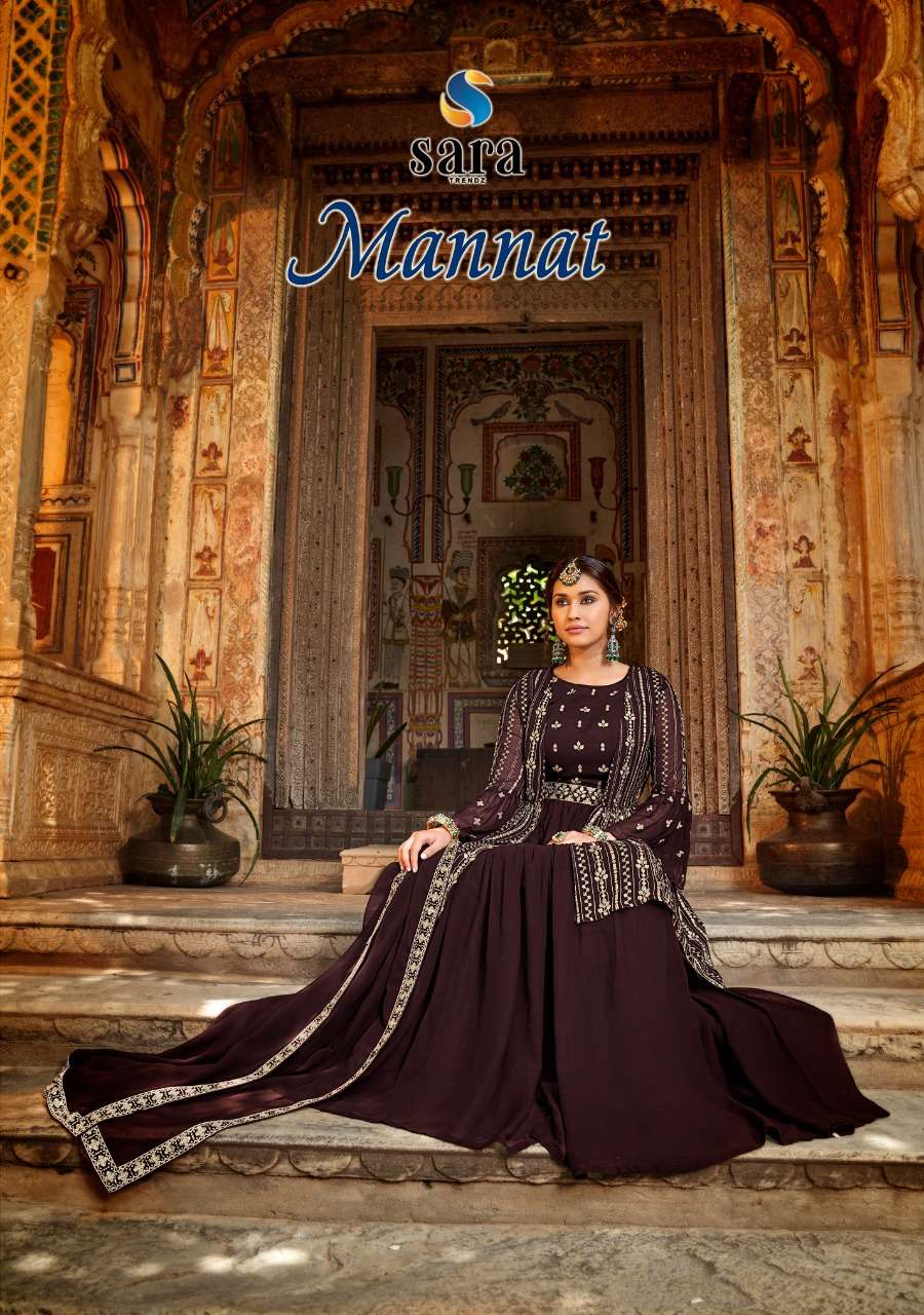 Sara Trends mannat Designer Koti Style Readymade Gown Collection