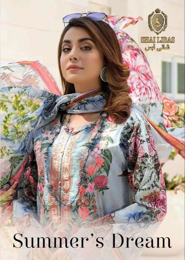 Shai Libas Summer Dreams Luxury lawn Collection Pakistani Suits