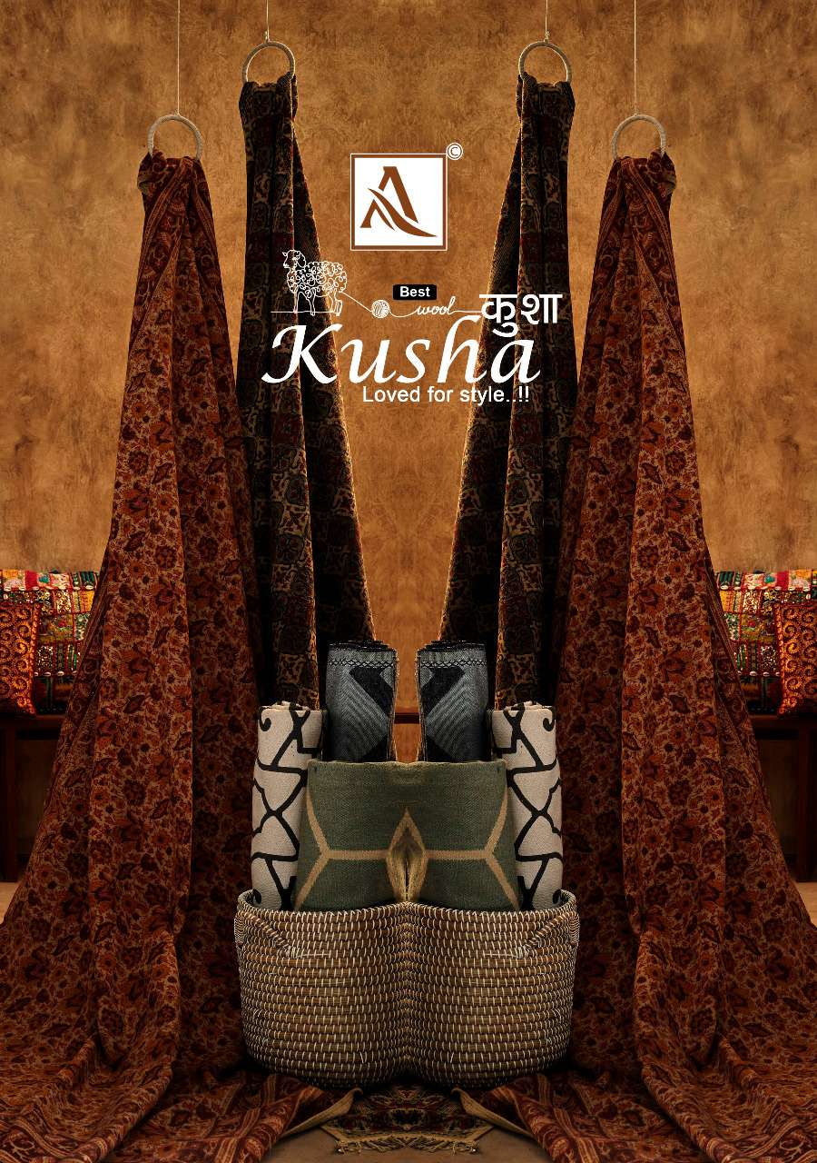 Alok Suit Kusha Pashmina Digital Printed Salwar Suit Supplier