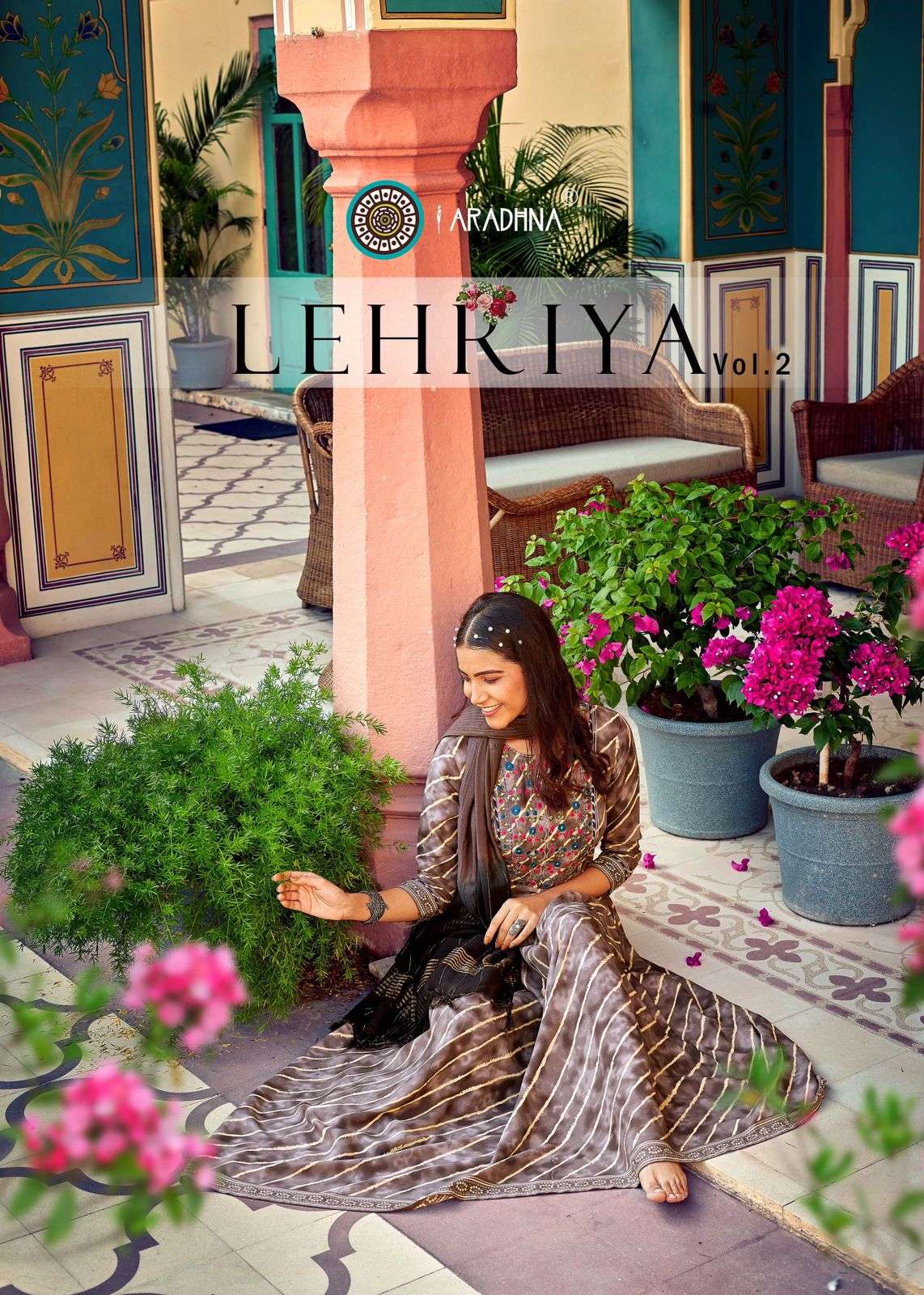 Aradhna Lehriya Vol 2 Fancy Rayon Kurti Gown new Collecton