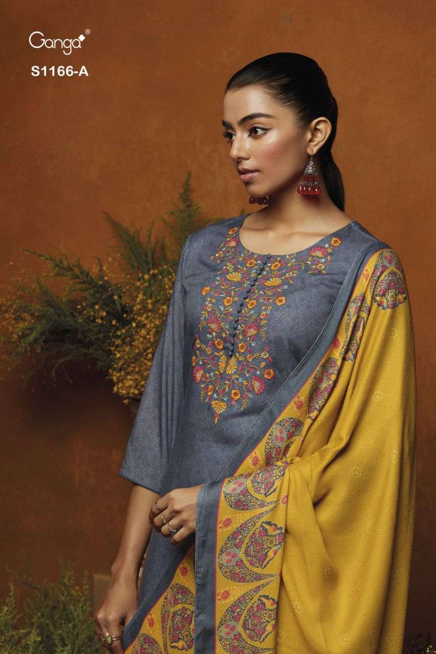 Ganga Arshia 1166 Exclusive Ladies Wear Pashmina Suits Designs