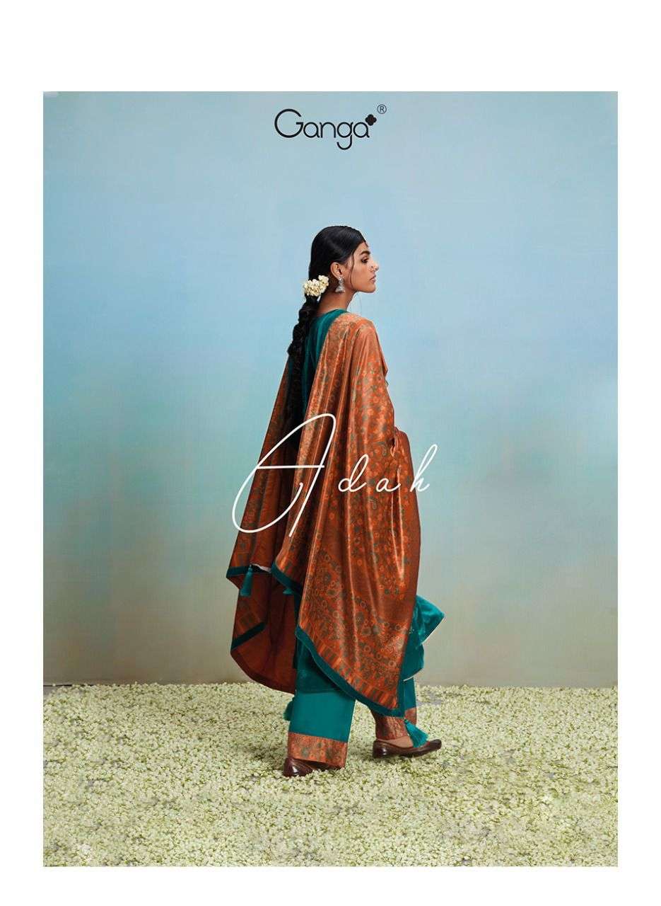 Ganga Fashion Adah Designer Velvet Salwar kameez New collection 2022