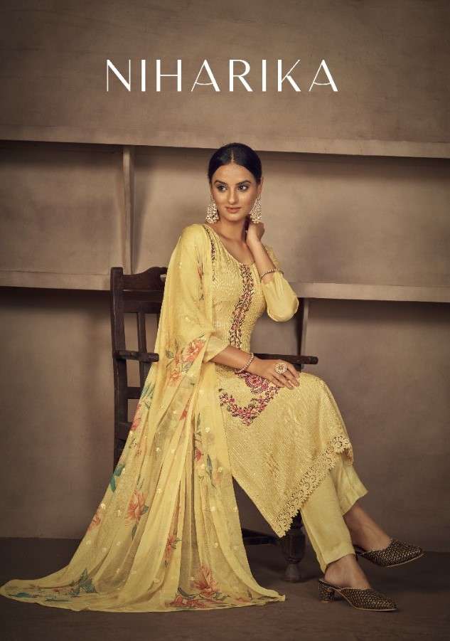 Karma Trends Niharika Muslin Party Wear Suit Collection Supplier