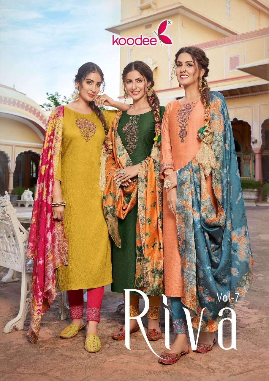 Koodee Riva Vol 7 Exclusive Fancy Readymade 3 Piece Set Collection