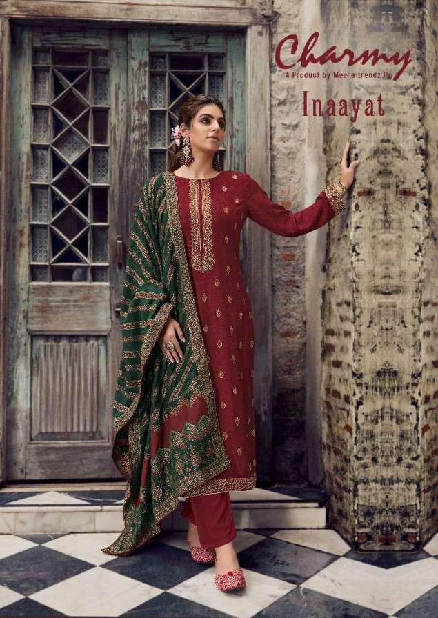 Meera Trends Zisa Charmy Inaayat Fancy Pashmina Suit New Collection