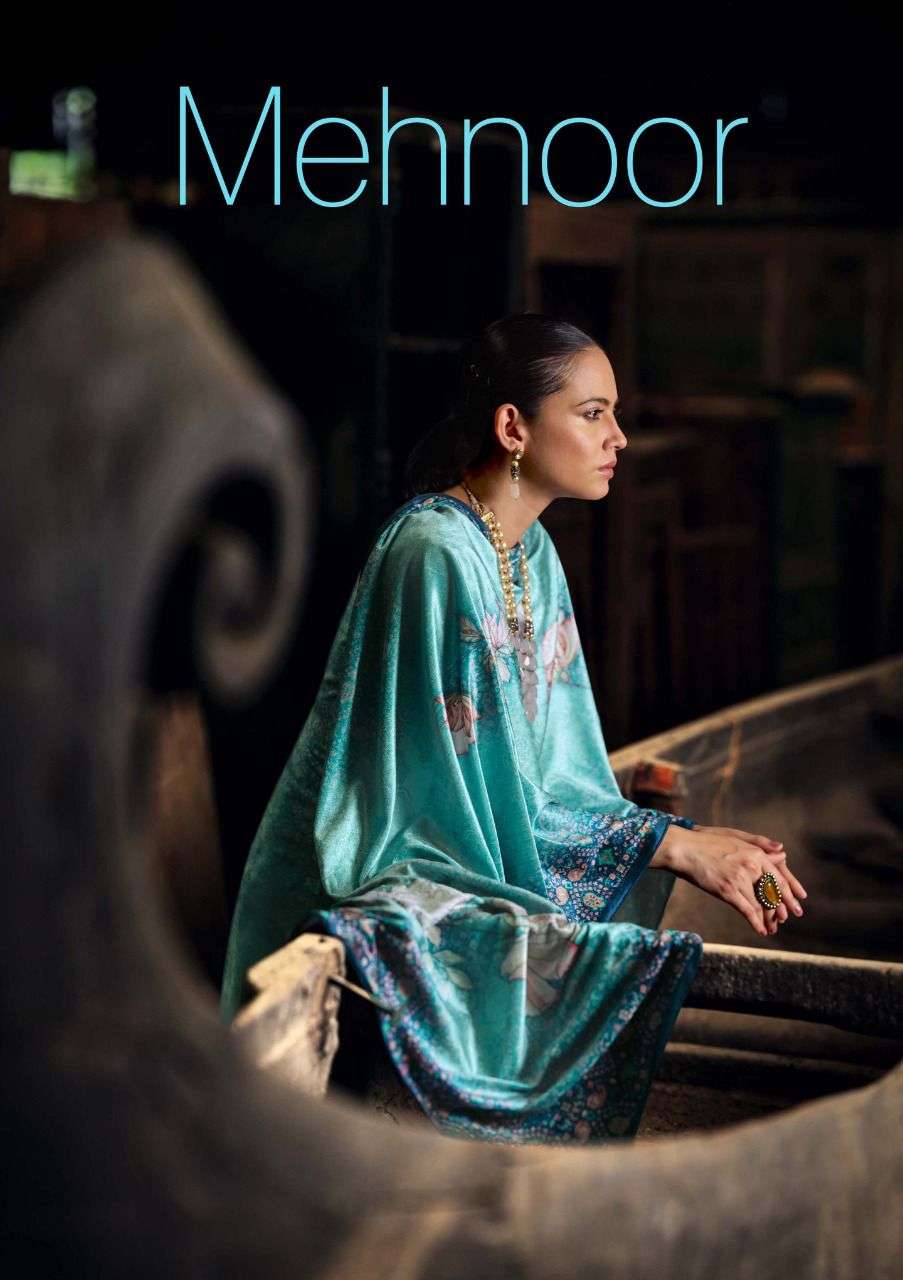 Sargam Mehnoor Exclusive Digital Print Velvet Suit Supplier