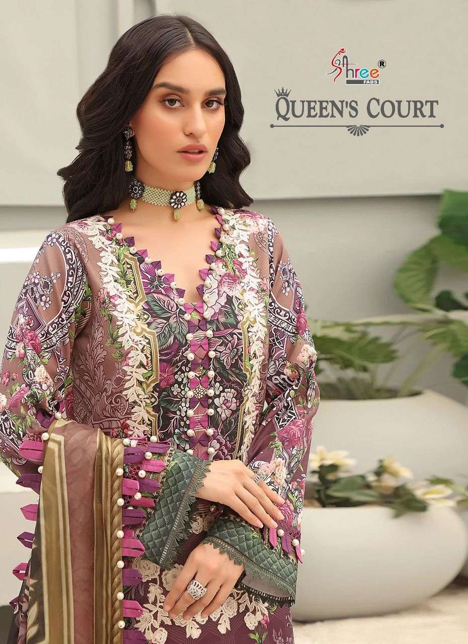 Shree Fabs Queens Court Cotton pakistani Suit Collection