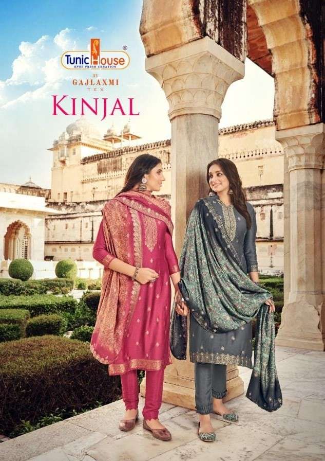 Tunic House Kinjal Exclusive Pashmina Suit New Collection