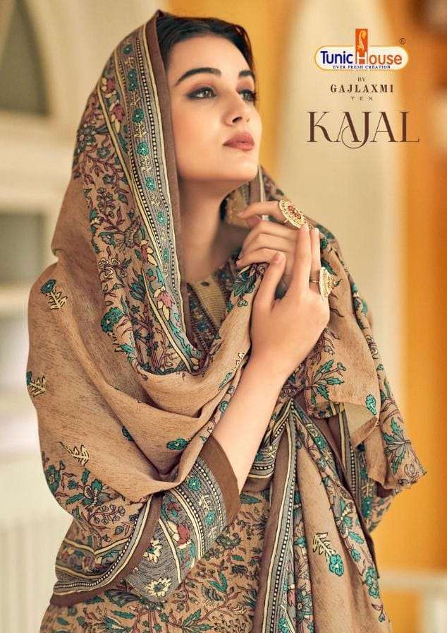 Tunic Kajal Digital Print Pashmina Suit Catalog Wholesaler Winter Wear Collection