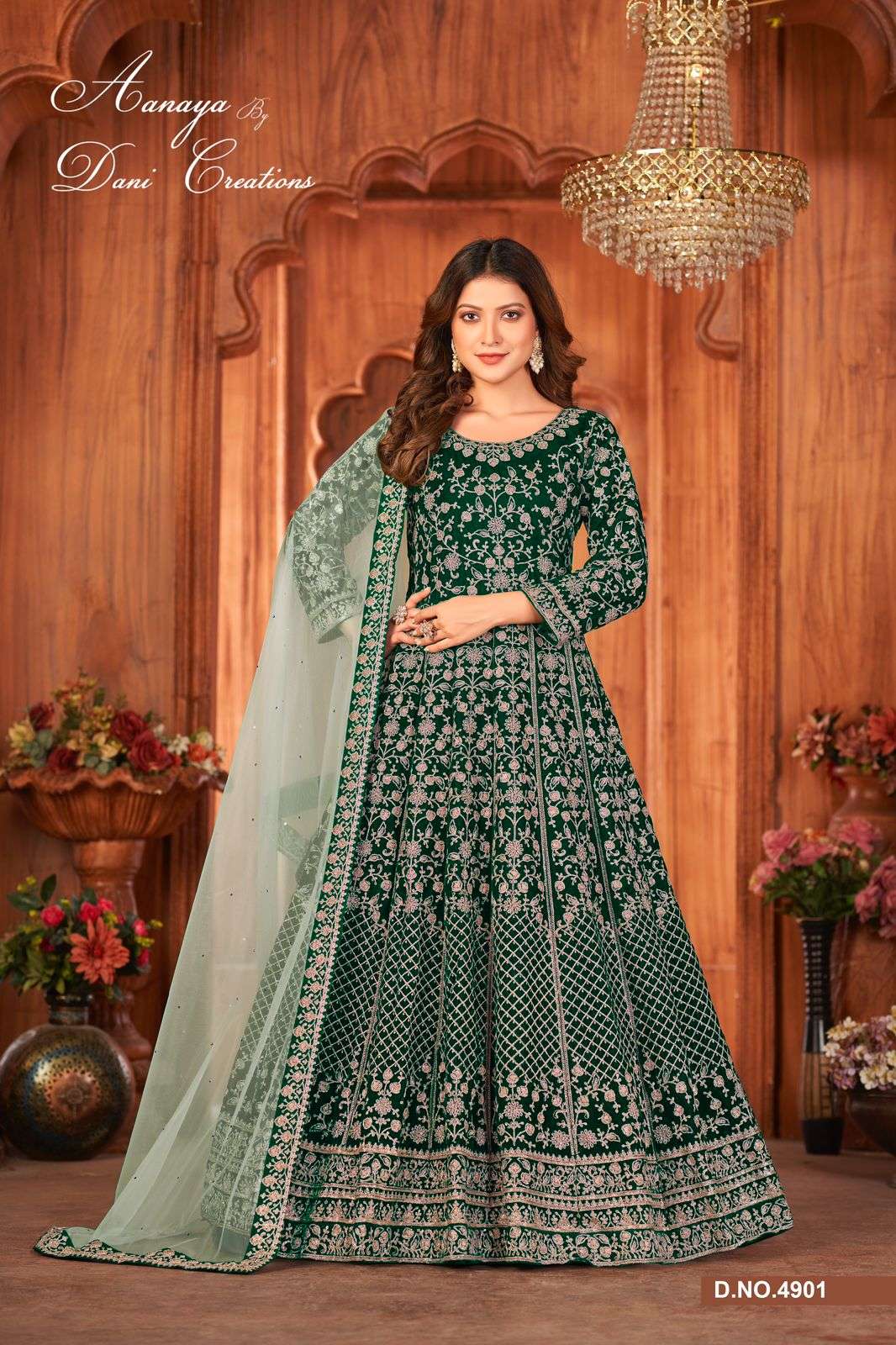 Aanaya Vol 149 Velvet Party Wear Designer Anarkali Gown Catalog Wholesaler