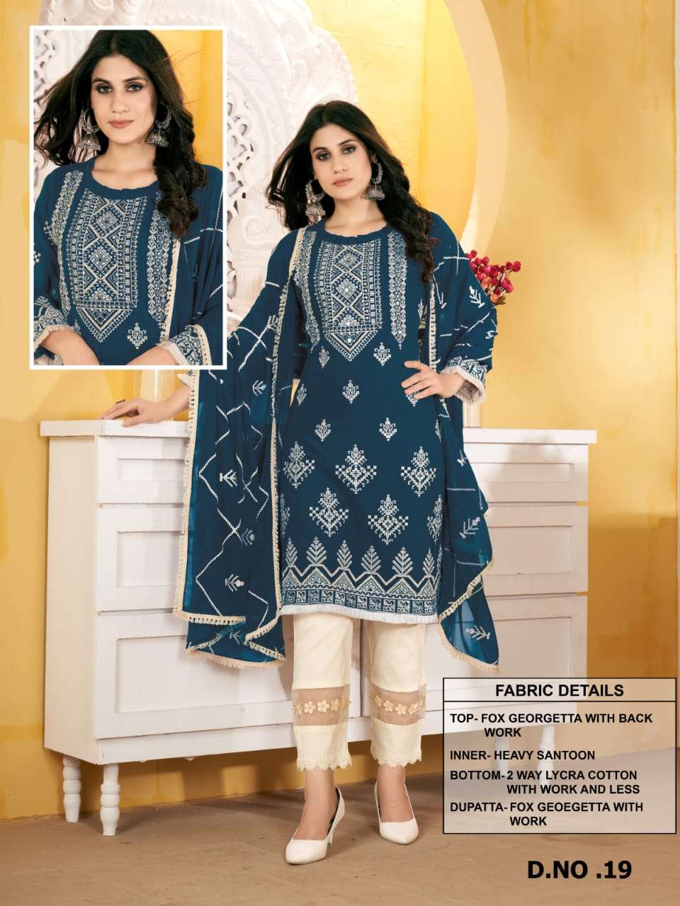 Aarsh 019 Colors Readymade Stylish Pakistani Collection Wholesaler