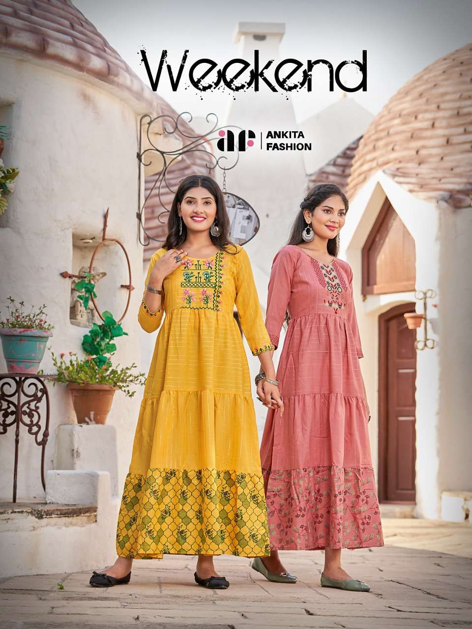 Ankita Fashion Weekend Exclusive Rayon Anarkali Gown Catalog Exporter