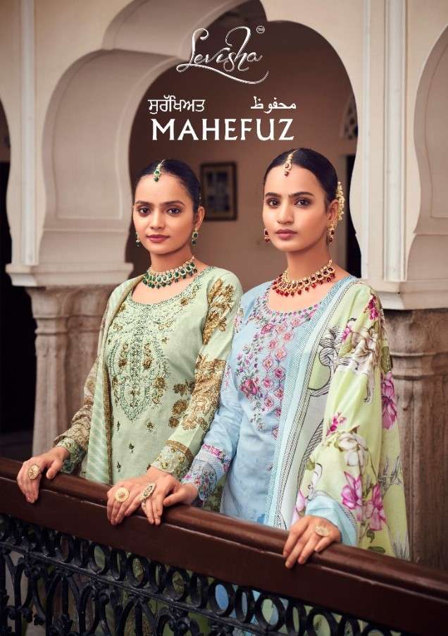 Levisha Mahefuz Exclusive Pakistani Print Cotton Suit Catalog Wholesaler