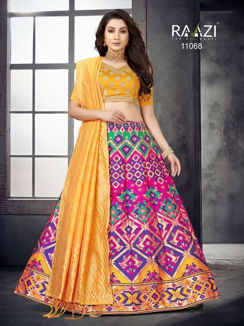 Rama Fashion Razzi 11059 To 11068 Wedding Wear Banarasi Lehenga Choli Supplier