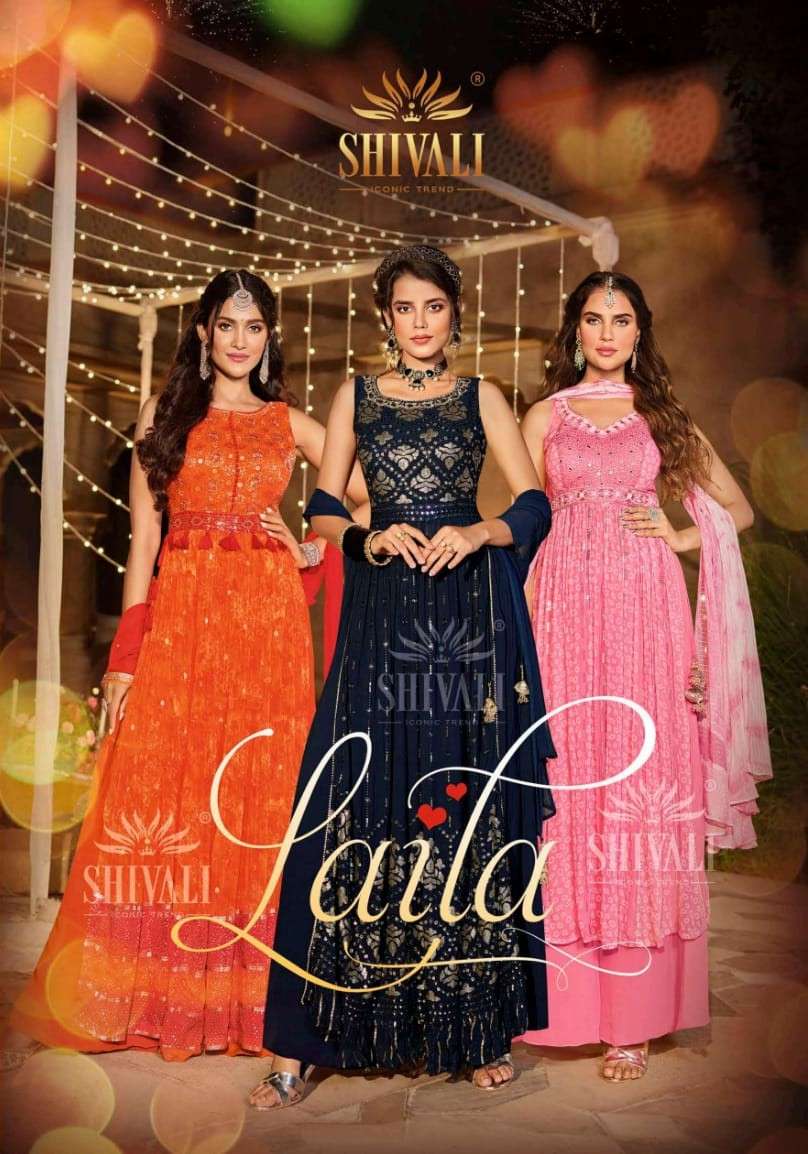 Shivali Laila Designer Readymade Party Wear Dress Catalog Supplier