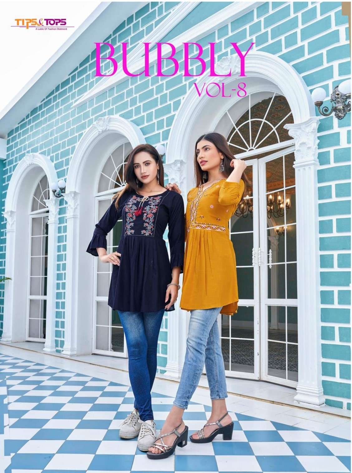 Tips And Tops Bubbly Vol 8 Fancy Western Style Short Top Catalog Wholesaler