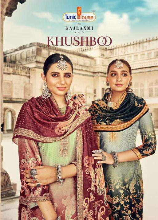 Tunic Khushboo Exclusive Diamond Work Velvet Ladies Suit Catalog Dealer