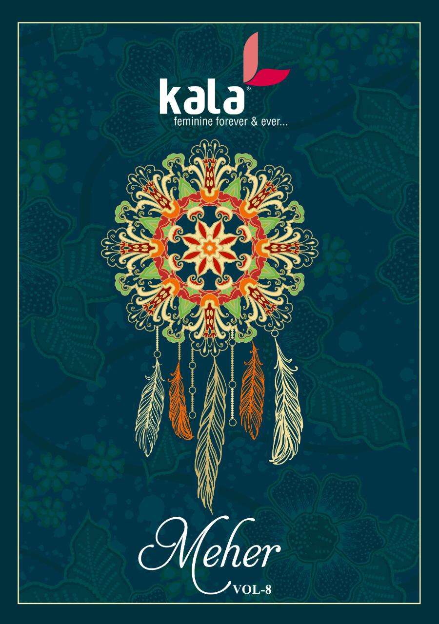 Kala Meher Vol 8 Exclusive Karachi Print Cotton Dress New Catalog Supplier