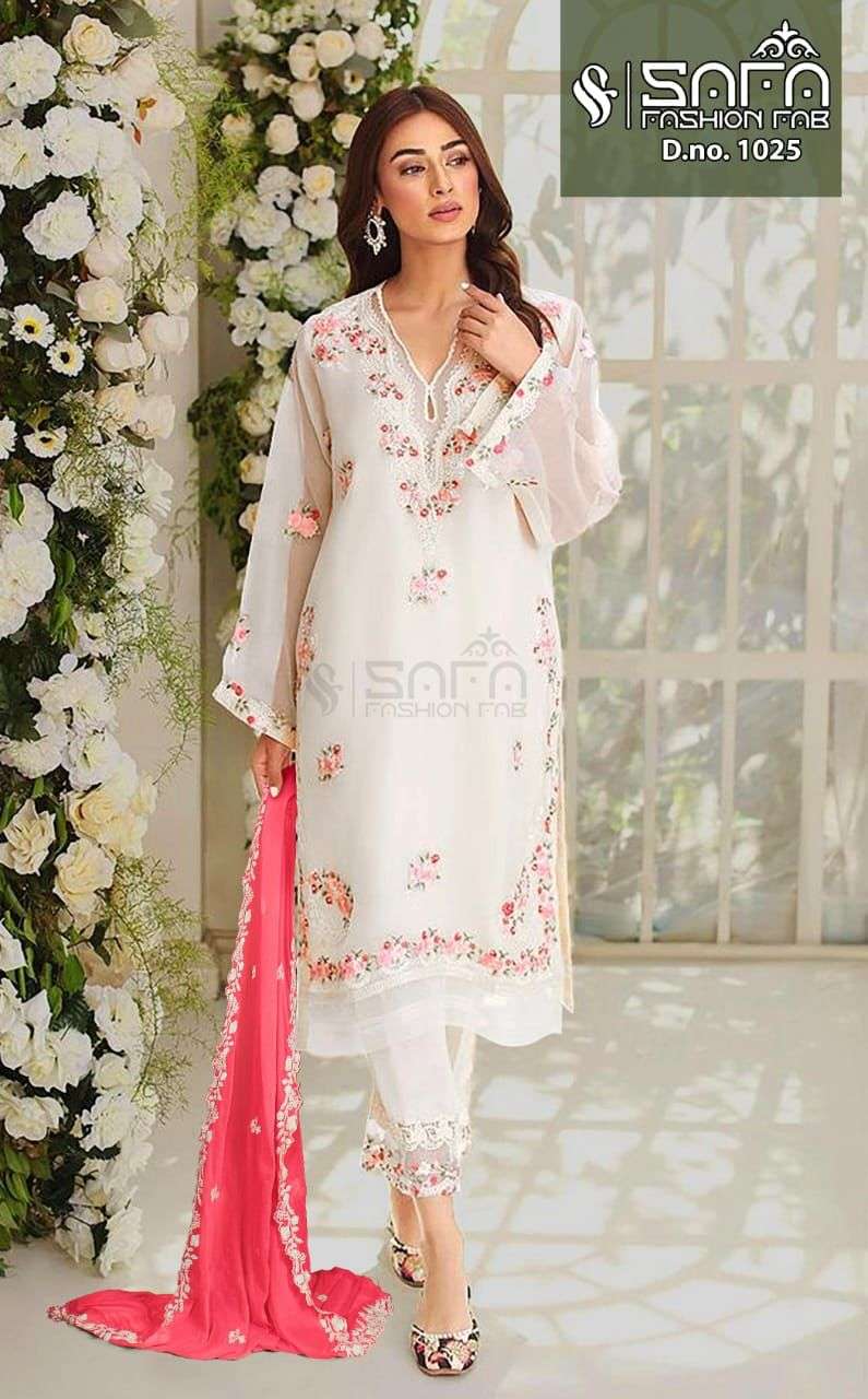 Safa Fashion Fab 1025 Designer pakistani Style Readymade Suit Designs