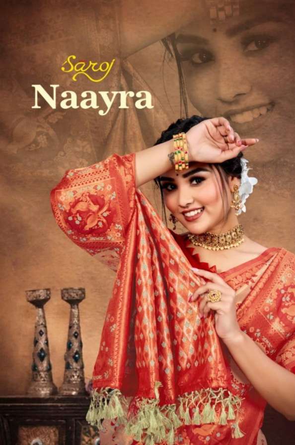 Saroj Sarees Naayra Traditional Party Wear Heavy Designer Saree Dealer