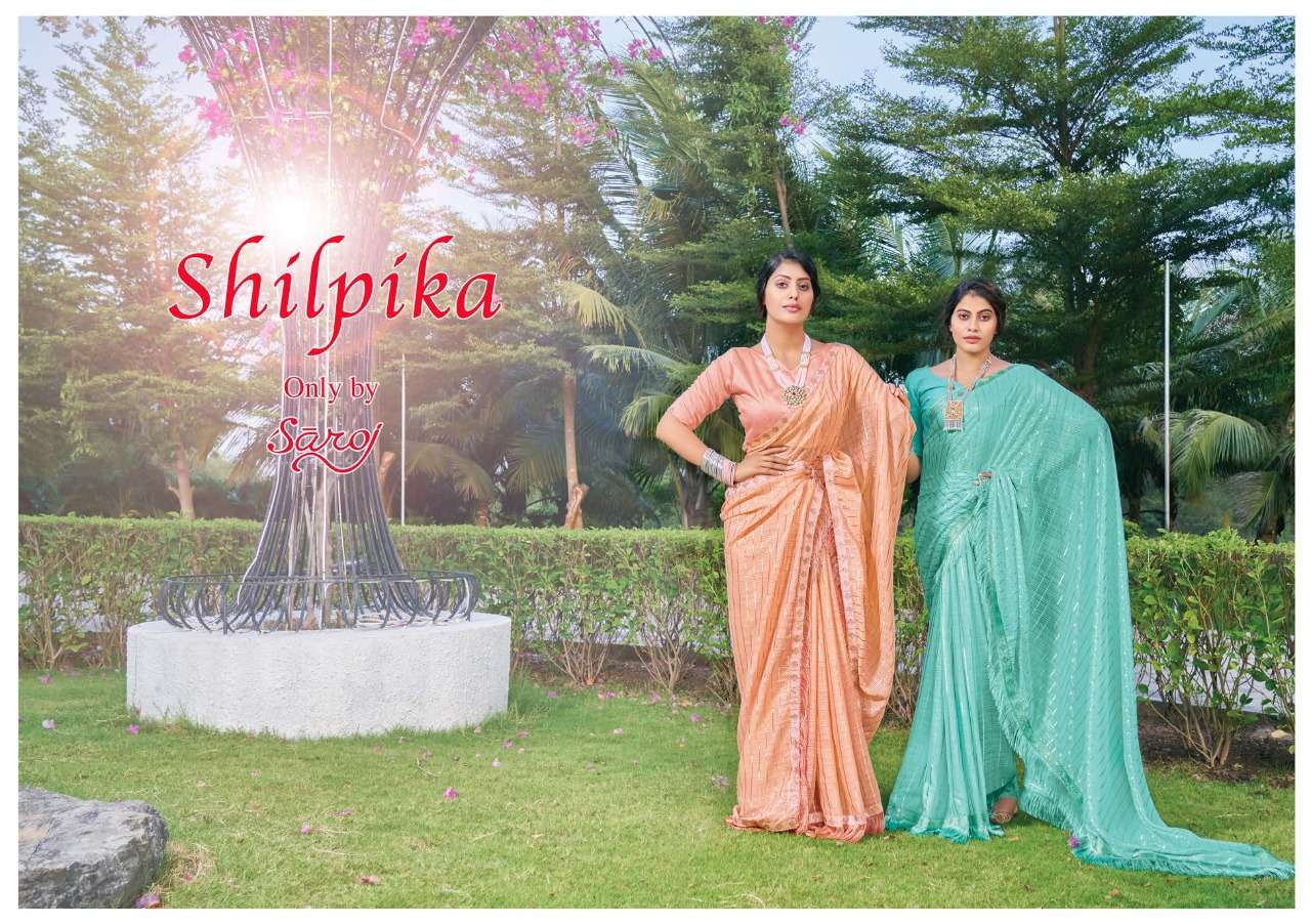 Saroj Sarees Shilpika Fancy Pattern Silk Saree Wholesaler Festive Collection