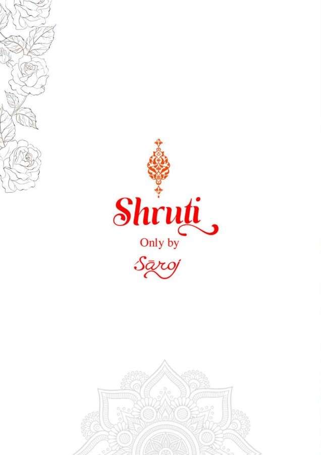 Saroj Sarees Shruti New Designs Party Wear Chiffon Saree Catalog Dealer