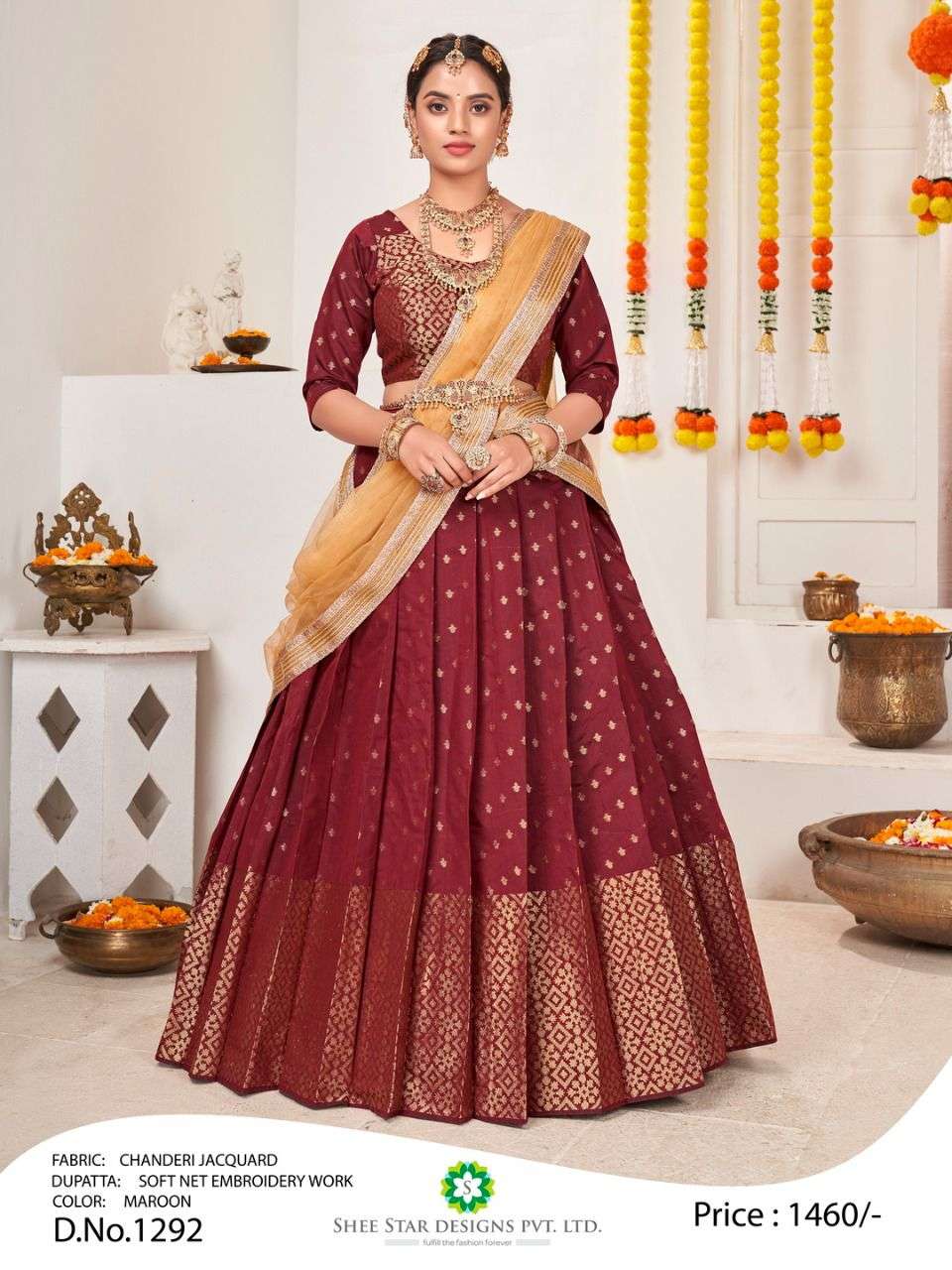 Shee Star Banarasi Exclusive Wedding Wear Banarasi Lehenga Choli Exporter