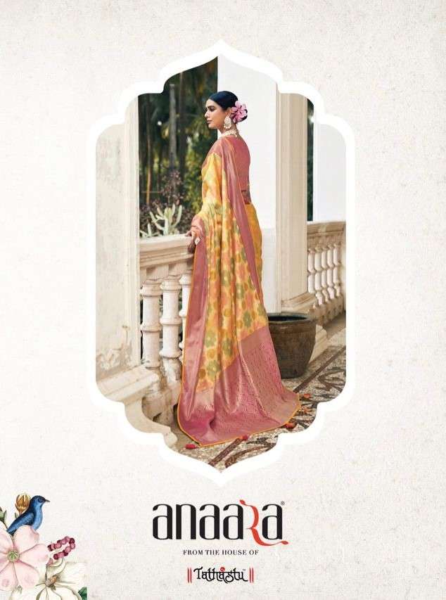 Tathastu Anaara Rangrez 5801 To 5807 Party Wear Silk Saree Catalog Wholesaler
