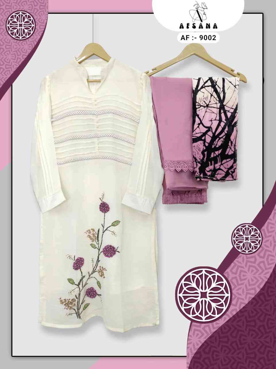 Afsana Af 9002 Formal Wear Pakistani Readymade Collection Supplier