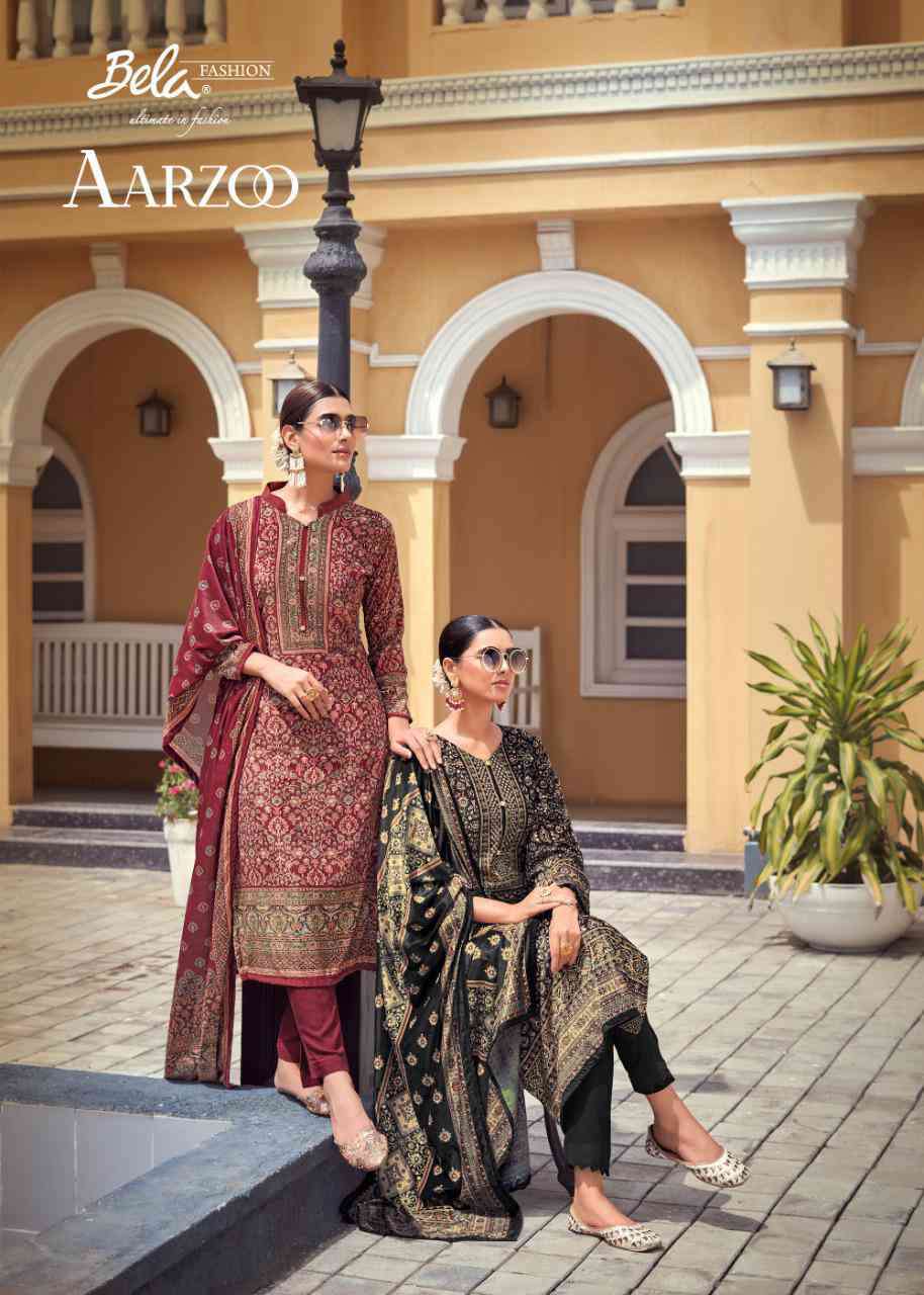 Bela Aarzoo Digital Print Ethnic Wear Velvet Salwar Kameez Catalog Supplier