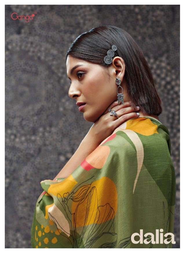 Ganga Fashion Dalia Designer Exclusive Silk Salwar Suit Designs