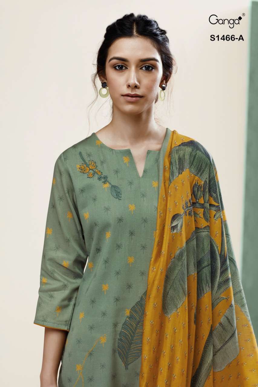 Ganga Ishana 1466 Exclusive Fancy Cotton Suit Summer Collection 2023