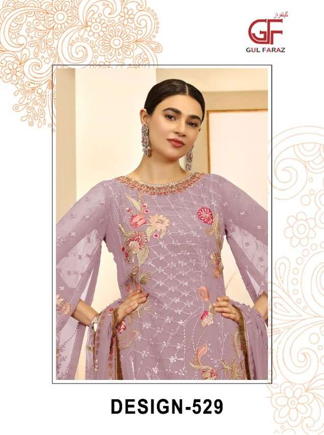 Gul Faraz 529 Colors Hit Designs Pakistani Suit Catalog Exporter