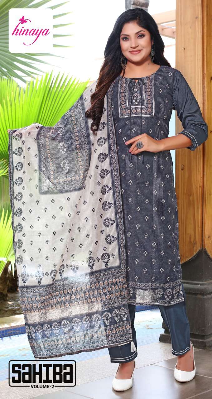 Hinaya Sahiba Vol 1 Exclusive Fancy Silk Kurti Pant Dupatta Sets