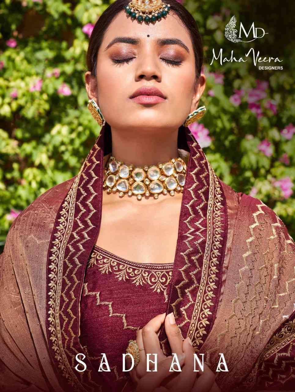 Mahaveera Sadhana 1201 To 1209 Traditional Silk Designer Saree Wholesaler (1)