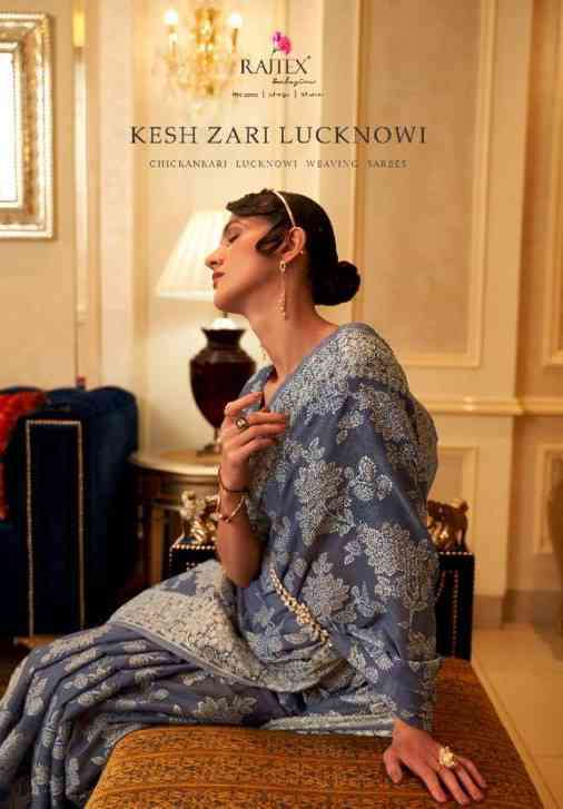 Rajtex Kesh Zari Lucknowi 251001 To 251006 Festive Wear Branded Silk Saree Wholesaler