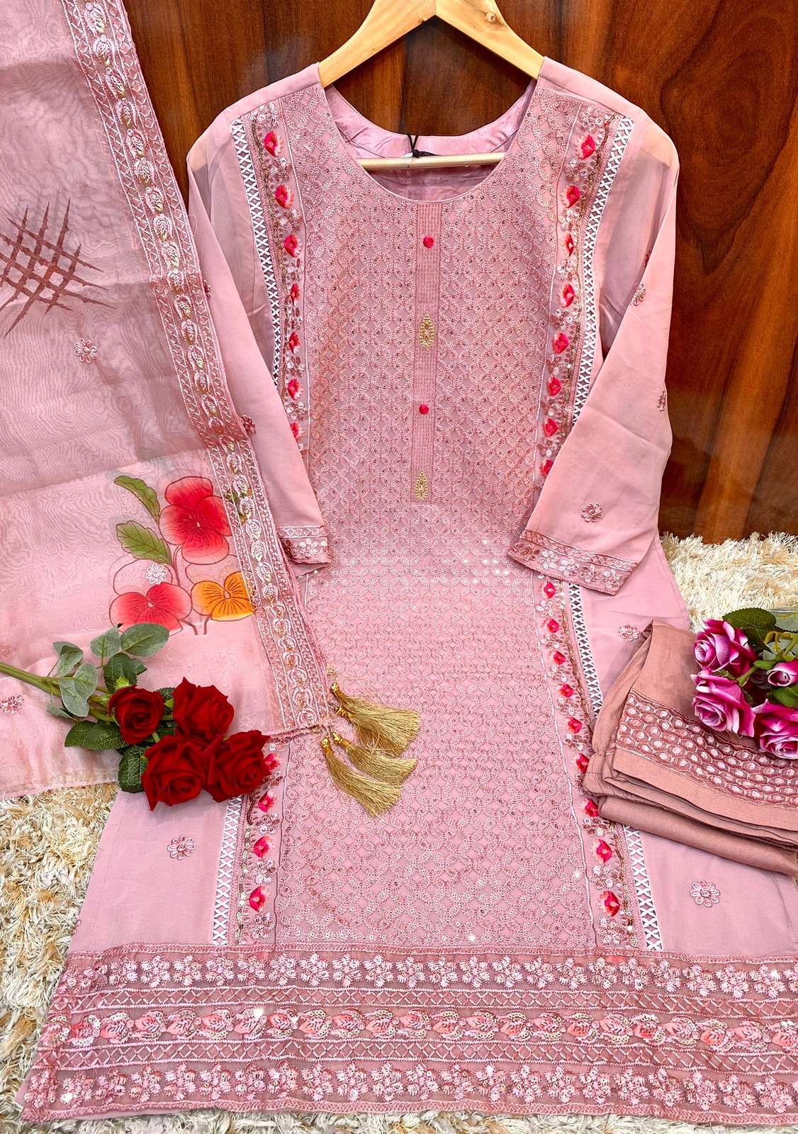 Ramsha R 1021 Readymade Partywear Pakistani Suit Catalog Wholesaler