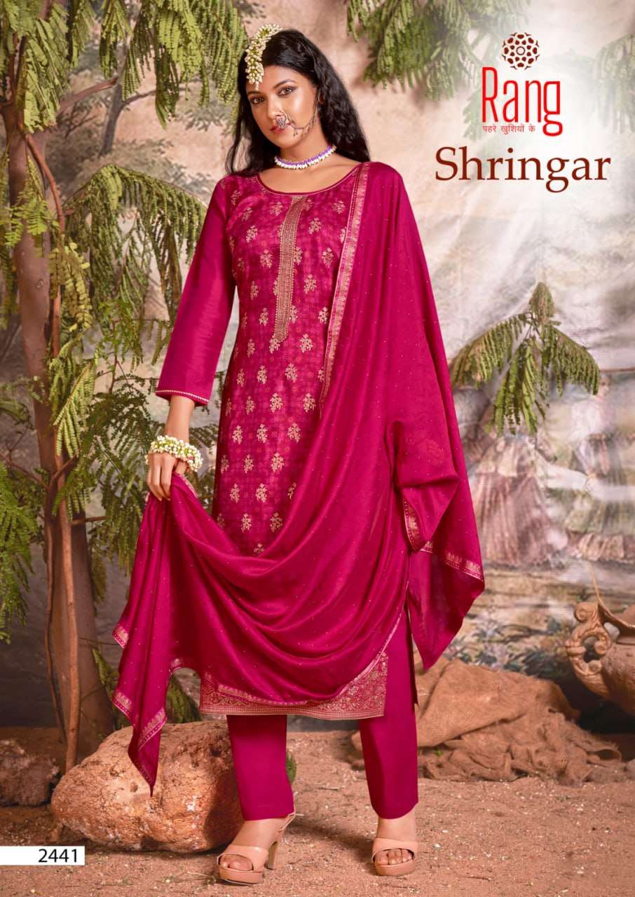 Rang Shringar Party Wear Muslin Suit New Collection Dealer