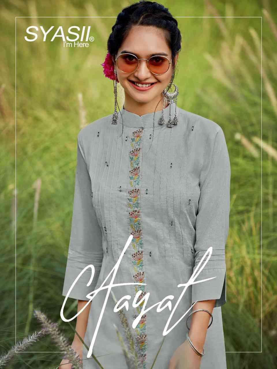 Syasii Aayat Fancy Pattern Ethnic Wear Kurti Collection Wholesaler
