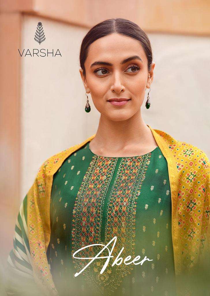 Varsha Abeer Hits Exclusive party Wear Silk Salwar Suit Collection