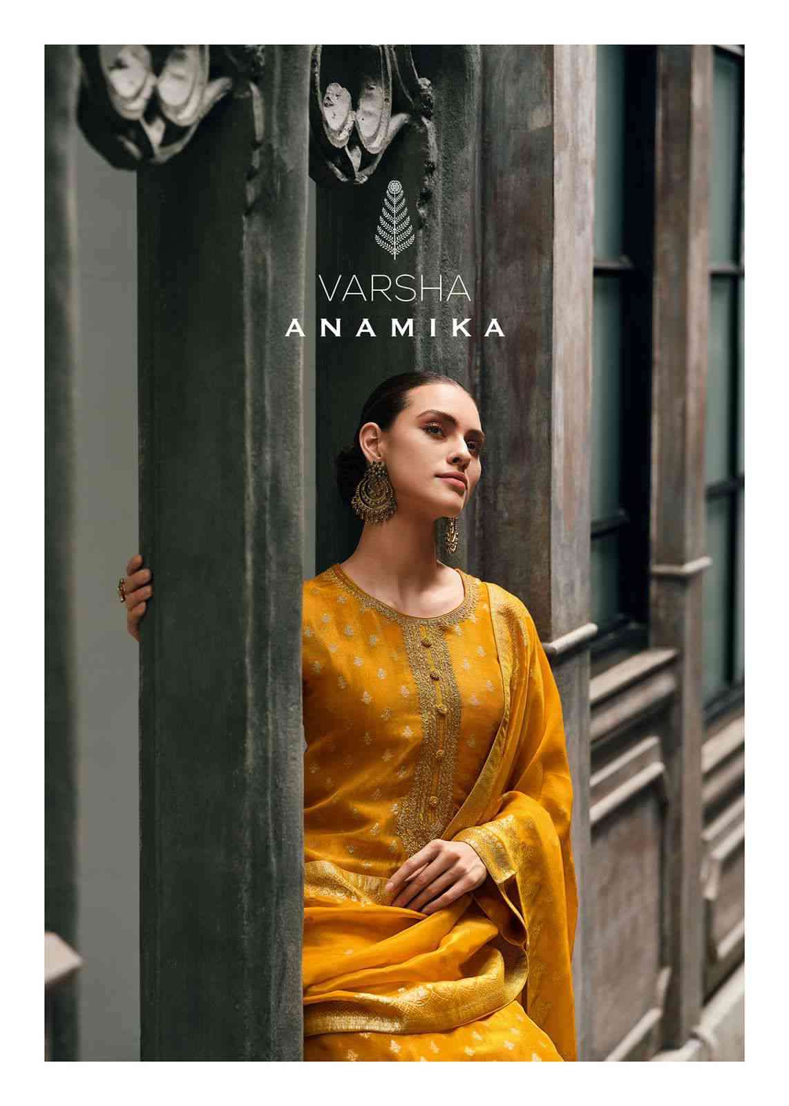 Varsha Anamika Exclusive party Wear organza Salwar Suit Designs