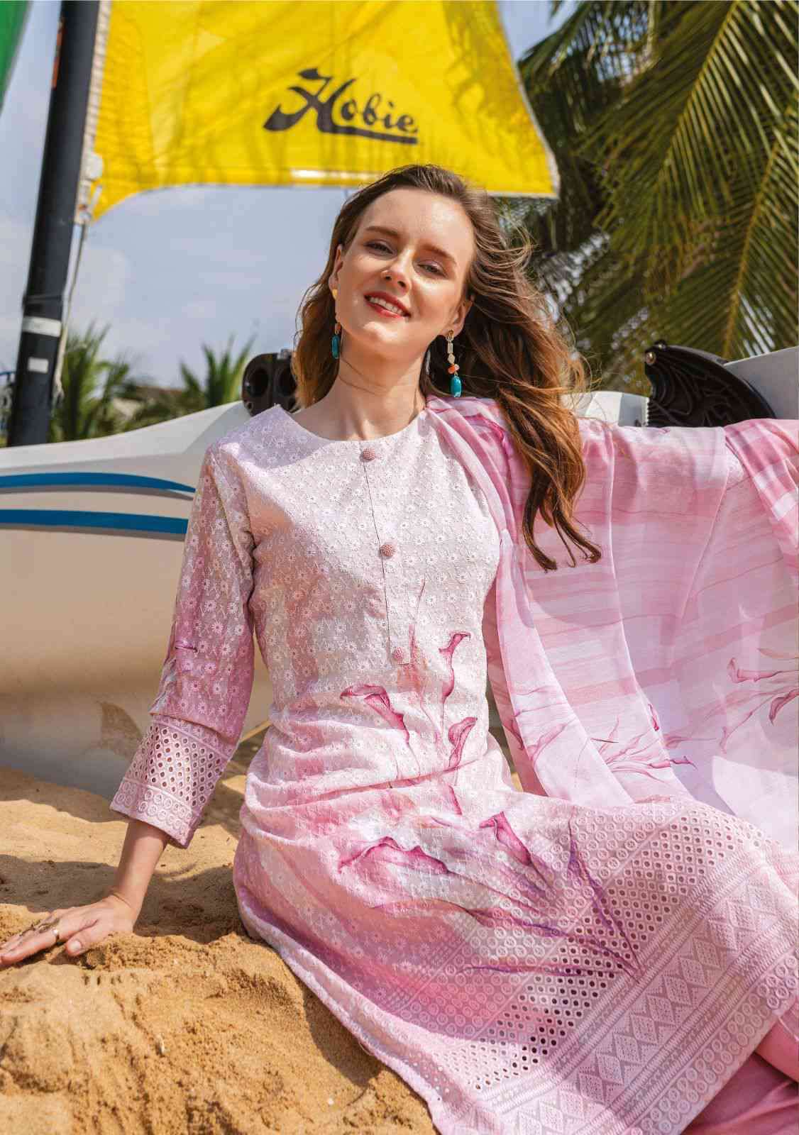 Af Stock Out Flairs By Anju Fabrics Traditional Wear Kurti Pant Dupatta Set Online Wholesaler